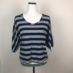 oversized striped top